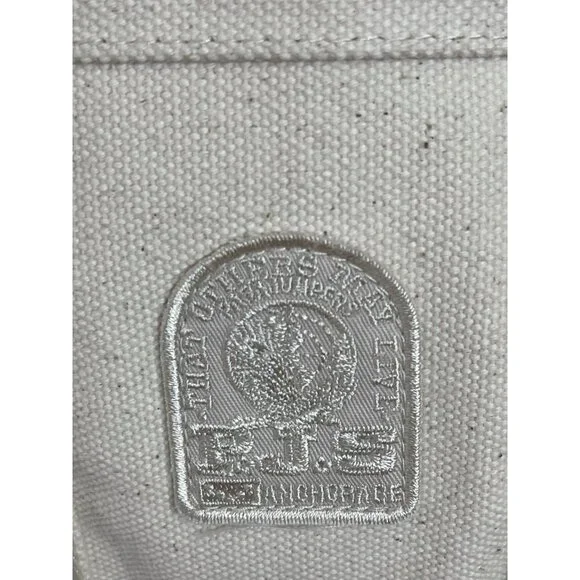 Parajumpers Beach Tote Bag Cream Orange Adjustable Strap Crossbody Logo $185 - Picture 9 of 14